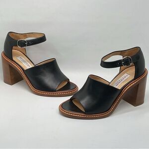 Gabriela Hearst Beau Leather Ankle-Strap Sandals size 36